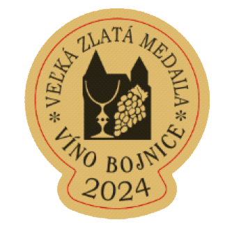Veľká zlatá medaila " Víno Bojnice 2024 "