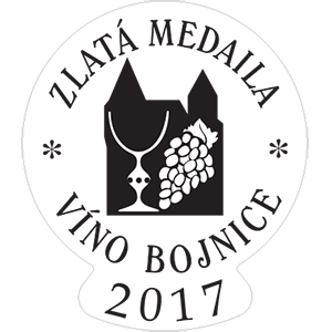 Víno Bojnice 2017 - gold medal
